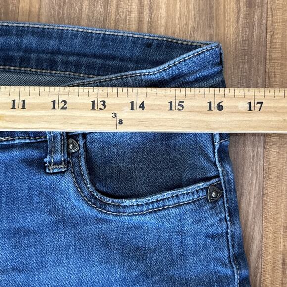 Kut from The Kloth Womens Boyfriend Mid-Rise Straight Jeans Sz 8 Blue - Picture 3 of 7